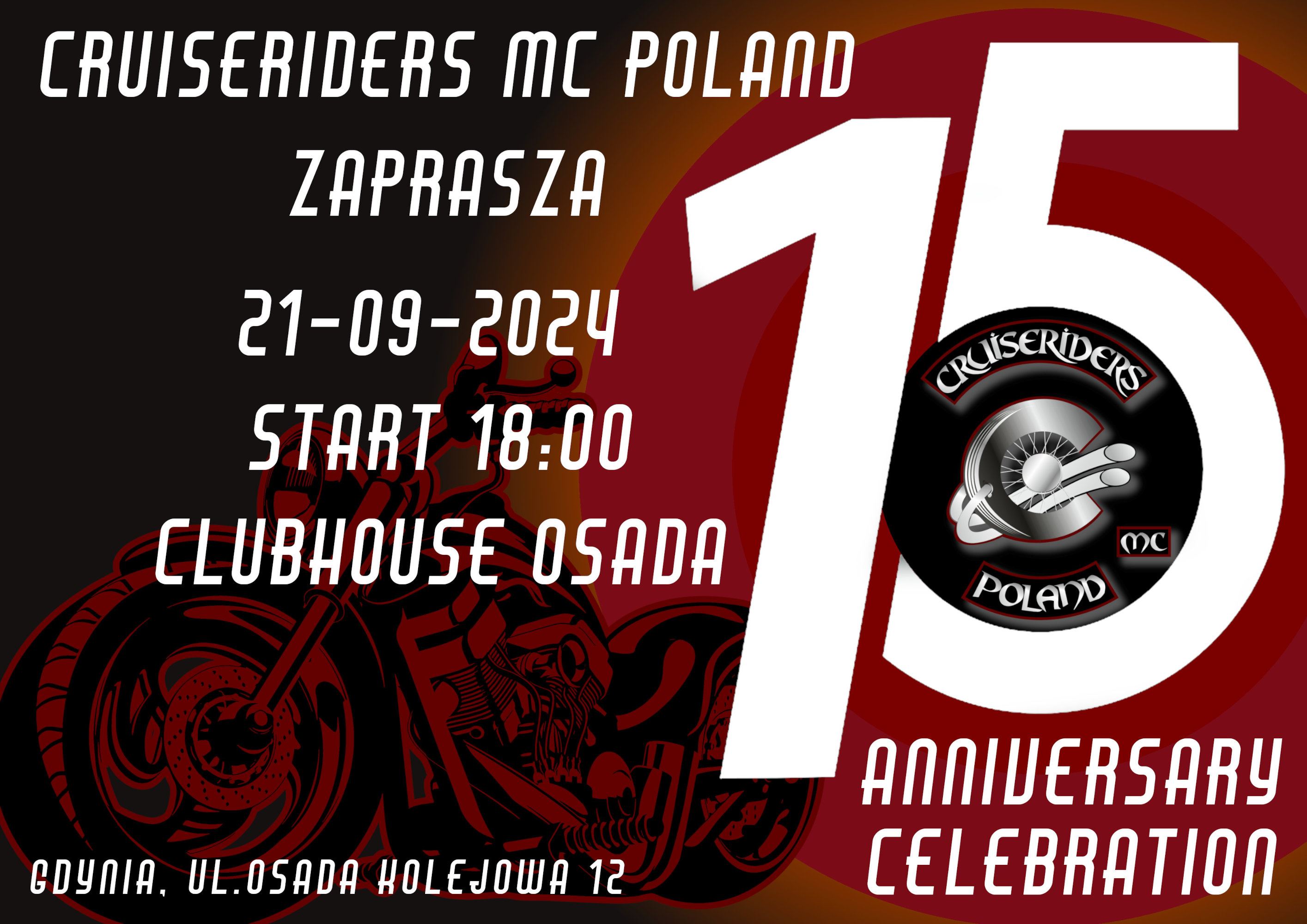 15 rocznica powstania Cruiseriders MC Poland